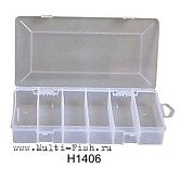 Коробка рыболовная Волжанка 22,5х11,5х3,5см H1406 