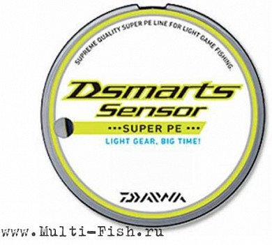 Шнур плетеный PE DAIWA D-Smarts 120м, 0,128мм, 4,54кг, #0.6