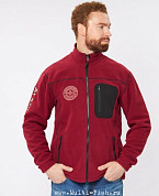 Куртка флисовая Alaskan NorthWind бордовый, размер XL
