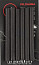 EVA для Зиг Риг Volzhanka Eva Stick for Zig Aligner 6мм/70мм, цвет Black 6шт.