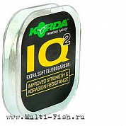 Поводковый материал Korda IQ2 Fluoracarbon Extra Soft 20м, 0.32мм, 10lb