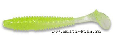 Силиконовая приманка HERAKLES VIBER SHAD 3.8'' (Ghost Chartreuse)
