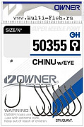 Крючок OWNER Chinu w/eye BC №1/0 7шт