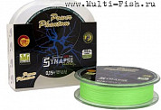 Шнур плетеный Power Phantom Synapse NANO PE 100м флуоресцентный зеленый, 0,1мм, #0,4, 5,1кг