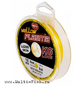 Леска плетеная WFT KG PLASMA 150м, 0,18мм, 22кг Yellow