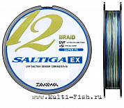 Шнур плетеный PE DAIWA SALTIGA S X12EX 300м, 0,405мм, #6, 100Lb цветной
