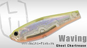 Воблер HERAKLES WAVING (Ghost Chartreuse) minnow,без лопасти, медленно тонущий,3гр/40мм