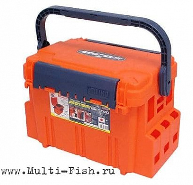 Ящик рыболовный Meiho BUCKET MOUTH Orange 44х29,3х29,3см