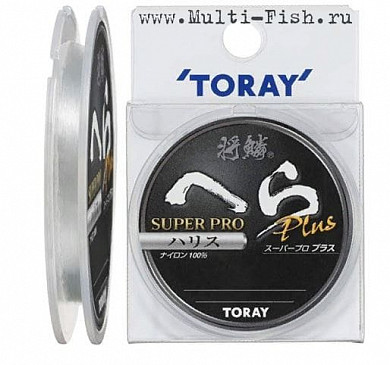 Леска флюорокарбоновая TORAY S.PRO Plus HARISU 75м, 0,074мм, #0.2