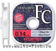 Леска OWNER Tournament FC 50м, 0,2мм, 2,8кг