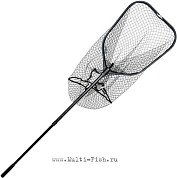 Подсачек FishArt Relax складной с прорезиненной сеткой маленький в чехле 60х50