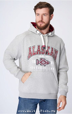 Толстовка Alaskan Promo Hoodie серый, размер XL