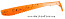 Виброхвост FLAGMAN Icon 2,0" #102 Orange 5см 10шт