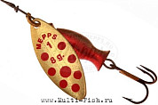 Блесна вращающаяся MEPPS Aglia Long Heavy №1, 8гр., цвет OR PTS red