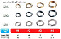 Кольца заводные OWNER Split Ring Regular nickel №4, 24,4кг, 18шт.