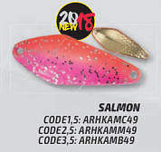 Блесна колеблющееся AMMER  3,5 gr (Salmon)