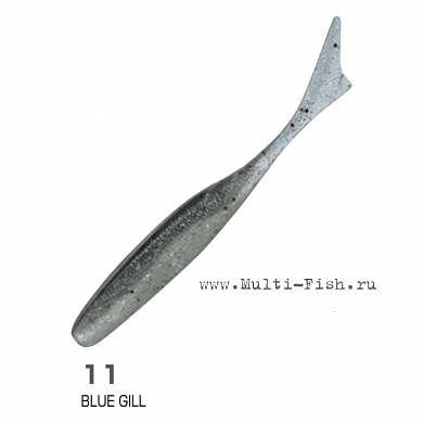 Слаг OWNER JR Minnow JRM-88 3,5" #11 Blue Gill 8,8см, 8шт.