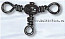 Вертлюги ZEBCO Clover Swivel Т-образные №10, 15кг, 10шт.