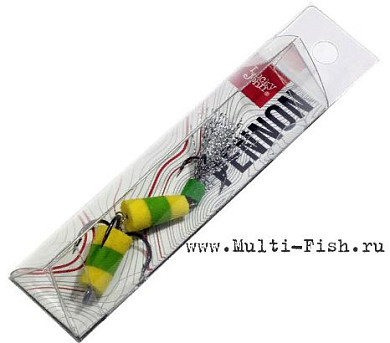 Приманка джиговая Lucky John PENNON 12 жел./зел./жел. в блистере