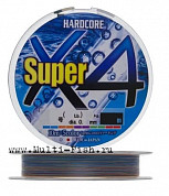 Шнур плетеный PE Duel Hardcore Super X4 300м, 0,185мм, #1,2 H4312-5C
