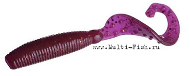 Твистер Flagman Helix 2" UV lilac 12pc salmon