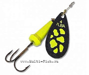 Блесна вращающаяся ILBA SPARK color №1 / 3гр (black-yellow)