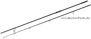 Сподовое (закормочное) удилище Carp Pro D-CARP SPOD 3,75м.,тест 5LB, кольцо 50мм K-Series 2х-част.