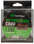 Леска CARP PRO Method+ Method Feeder Carp 300м, 0,30мм, 11,9кг