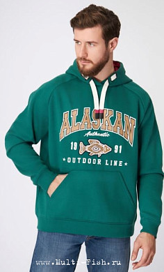 Толстовка Alaskan Promo Hoodie зеленый, размер L