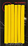 EVA для Зиг Риг Volzhanka Eva Stick for Zig Aligner 6мм/70мм, цвет Yellow 6шт.