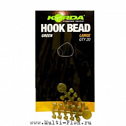 Стопор для крючка KORDA Hook Bead L 20шт.