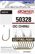 Крючки OWNER 50328 Cut Chinu gold №1/0, 8шт.