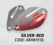 Блесна колеблющееся RUCK SPOON 2,0gr (Silver/Red)