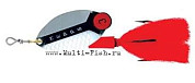 Блесна вращающаяся MEPPS Lusox №2, 16гр., цвет AG блистер