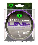 Леска монофильная CARP PRO Fluorocarbon Coated Deep Purple 1000м, 0,370мм, 9,1кг