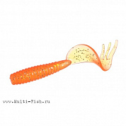 Твистер съедобный Flagman Trident 2" chart orange 12pc garlic
