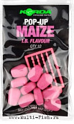 Имитационная приманка KORDA Pop Up Maize IB Pink всплывающая 10шт.