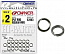 Кольца заводные OWNER Sprit Ring Regular Wire №4, 24,4кг, 18шт.