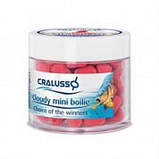 Бойлы пылящие мини CRALUSSO Strawberry Cloudy mini boilie (клубника),8х12мм., 20gr.