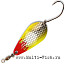 Блесна колеблющаяся Quantum Magic Trout Bloody Spoon с одинарным крючком 3,5гр., 35мм, жемчуг\жёлтый