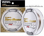 Шнур плетеный PE 8 Varivas Avani Sea Bass super smooth MAX PE X8 150м, 0,165мм, #1, 18,1LB Gold