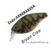 Воблер HERAKLES BOOB 60 (Brown Craw) crankbait, плавающий, 6,5гр/60мм, до 0,8м