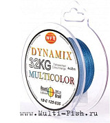 Леска плетеная WFT KG ROUND DYNAMIX Multicolor 300м, 0,35мм, 32кг