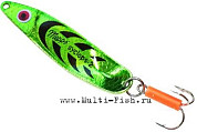 Блесна колеблющаяся MEPPS Syclops Platium №2, 17гр., цвет AG/green