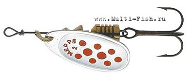 Блесна вращающаяся MEPPS Comet №00, 1,5гр., цвет AG/red