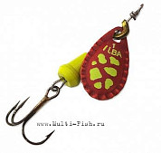 Блесна вращающаяся ILBA SPARK color №1 / 3гр (red-yellow)