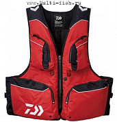 Жилет DAIWA DF-3321 RED M цвет красный, размер 48