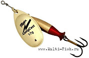 Блесна вращающаяся MEPPS Aglia Long Cast №4, 17гр., цвет OR