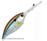 Воблер плавающий Duel HARDCORE® BULLET CRANK 5+ 80 FLOATING 80F R1421HSH 80мм, 27,5гр., 5,5м
