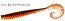 Твистер FLAGMAN Striker 2,5'' #1302 Black/Orange 6,2см 8шт